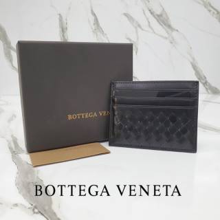 보테가베네타-인트레치아토-카드지갑-블랙-풀박스-명품 레플리카 미러 SA급