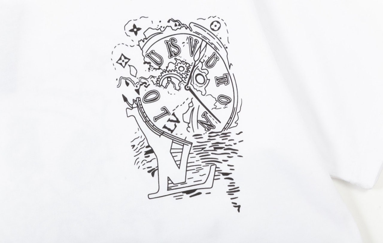 루이비통-디지털-프린팅-logo-티셔츠-1-명품 레플리카 미러 SA급